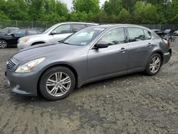 Salvage cars for sale at Waldorf, MD auction: 2013 Infiniti G37