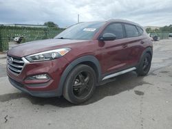 Salvage cars for sale from Copart Orlando, FL: 2017 Hyundai Tucson Limited