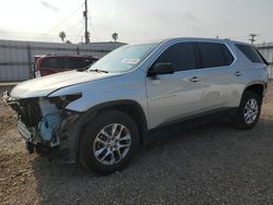 Salvage cars for sale at Mercedes, TX auction: 2020 Chevrolet Traverse LS