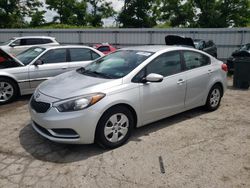 Salvage cars for sale at West Mifflin, PA auction: 2016 KIA Forte LX