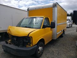 Salvage cars for sale from Copart Graham, WA: 2014 GMC Savana Cutaway G3500