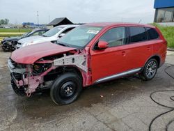 Salvage cars for sale from Copart Woodhaven, MI: 2016 Mitsubishi Outlander SE