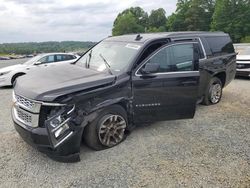 Salvage cars for sale at Concord, NC auction: 2017 Chevrolet Suburban K1500 LT