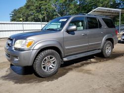 Salvage cars for sale at Austell, GA auction: 2006 Toyota Sequoia SR5