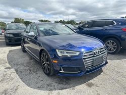 Vehiculos salvage en venta de Copart Miami, FL: 2018 Audi S4 Premium Plus