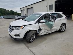 Salvage cars for sale at Gaston, SC auction: 2017 Ford Edge Titanium