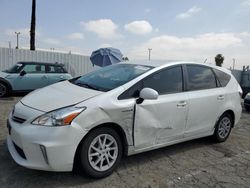 Salvage cars for sale at Van Nuys, CA auction: 2014 Toyota Prius V