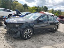 Salvage cars for sale from Copart Mendon, MA: 2016 Honda Accord EXL