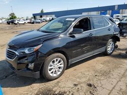 Salvage cars for sale at Woodhaven, MI auction: 2020 Chevrolet Equinox LT