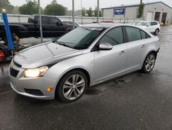 Chevrolet salvage cars for sale: 2011 Chevrolet Cruze LTZ