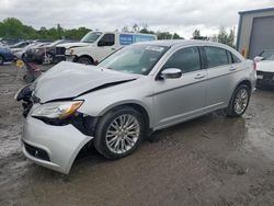 Salvage cars for sale at Duryea, PA auction: 2012 Chrysler 200 Limited