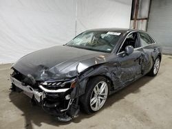 Salvage cars for sale from Copart Brookhaven, NY: 2022 Audi A4 Premium Plus 45