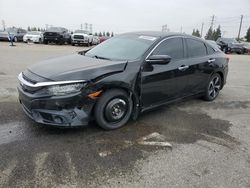 Vehiculos salvage en venta de Copart Rancho Cucamonga, CA: 2016 Honda Civic Touring