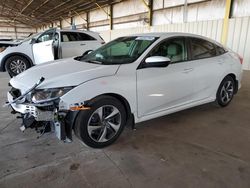 Salvage cars for sale at auction: 2019 Honda Civic LX