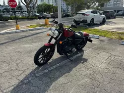 Salvage motorcycles for sale at Homestead, FL auction: 2018 Harley-Davidson XL883 Iron 883