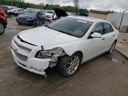 Salvage cars for sale from Copart Louisville, KY: 2011 Chevrolet Malibu LTZ