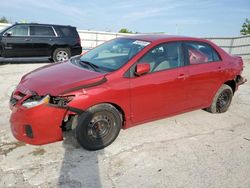 Salvage cars for sale from Copart Walton, KY: 2011 Toyota Corolla Base