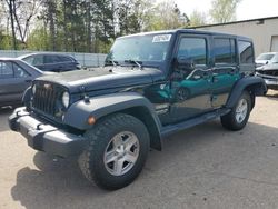 Jeep Wrangler Unlimited Sport salvage cars for sale: 2015 Jeep Wrangler Unlimited Sport