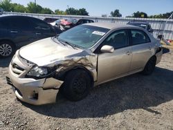Salvage cars for sale from Copart Sacramento, CA: 2012 Toyota Corolla Base