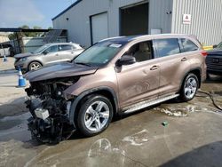 Toyota Highlander Limited salvage cars for sale: 2017 Toyota Highlander Limited