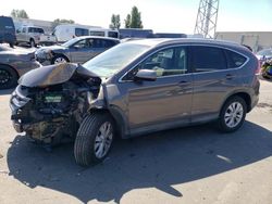 Salvage cars for sale at Hayward, CA auction: 2014 Honda CR-V EXL