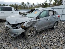 Salvage cars for sale at Windham, ME auction: 2015 Hyundai Tucson Limited