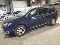 Salvage cars for sale at Eldridge, IA auction: 2019 Chrysler Pacifica Touring L