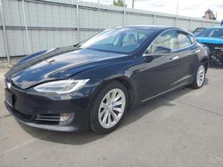 Salvage cars for sale at Littleton, CO auction: 2018 Tesla Model S