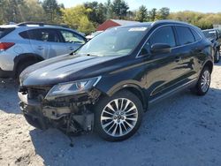 Salvage cars for sale at Mendon, MA auction: 2017 Lincoln MKC Reserve