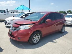 Salvage cars for sale at Grand Prairie, TX auction: 2016 Nissan Versa Note S