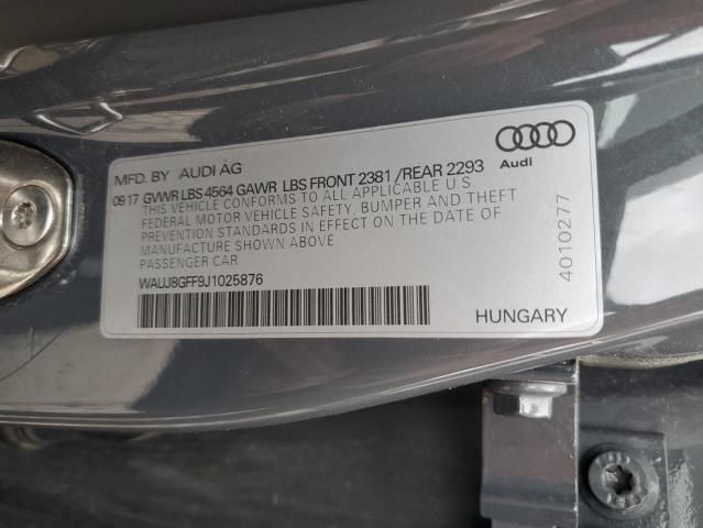 2018 Audi A3 Premium Plus