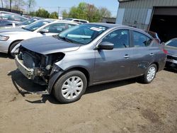 Salvage cars for sale at New Britain, CT auction: 2018 Nissan Versa S