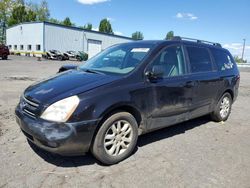 Salvage cars for sale from Copart Portland, OR: 2007 KIA Sedona EX