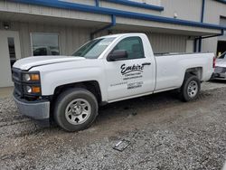 Salvage trucks for sale at Earlington, KY auction: 2015 Chevrolet Silverado C1500