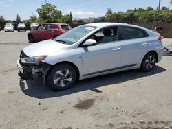 Salvage cars for sale at San Martin, CA auction: 2017 Hyundai Ioniq SEL