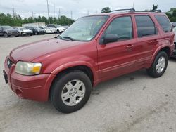 Salvage cars for sale at Bridgeton, MO auction: 2006 Ford Escape Limited