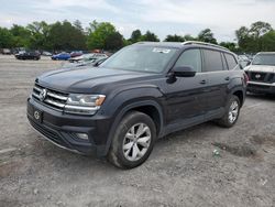 Salvage cars for sale at Madisonville, TN auction: 2018 Volkswagen Atlas SE