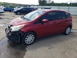 Salvage cars for sale at Harleyville, SC auction: 2015 Nissan Versa Note S