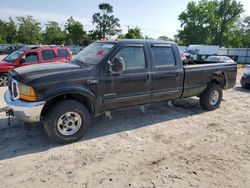 Salvage cars for sale from Copart Hampton, VA: 2001 Ford F250 Super Duty