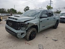 Salvage cars for sale at Riverview, FL auction: 2021 Toyota Tundra Crewmax SR5