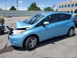 Salvage cars for sale at Littleton, CO auction: 2015 Nissan Versa Note S