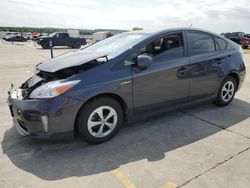 Salvage cars for sale at Grand Prairie, TX auction: 2014 Toyota Prius