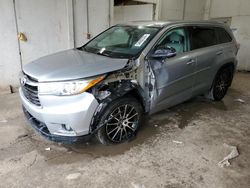 Salvage cars for sale at Madisonville, TN auction: 2016 Toyota Highlander Limited