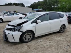 Salvage cars for sale at Seaford, DE auction: 2015 Toyota Prius V
