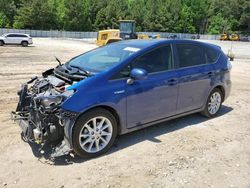 Salvage cars for sale at Gainesville, GA auction: 2012 Toyota Prius V