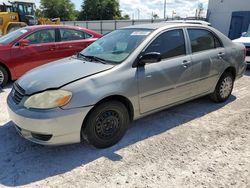 Vehiculos salvage en venta de Copart Apopka, FL: 2003 Toyota Corolla CE