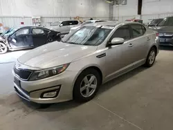 Salvage cars for sale at Milwaukee, WI auction: 2015 KIA Optima LX