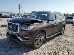 Salvage cars for sale from Copart Montgomery, AL: 2019 Infiniti QX80 Luxe