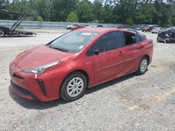Salvage cars for sale from Copart Greenwell Springs, LA: 2022 Toyota Prius Night Shade