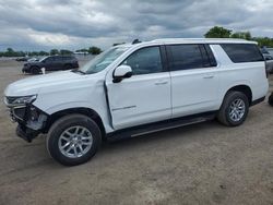 Salvage cars for sale from Copart Ontario Auction, ON: 2021 Chevrolet Suburban K1500 LT